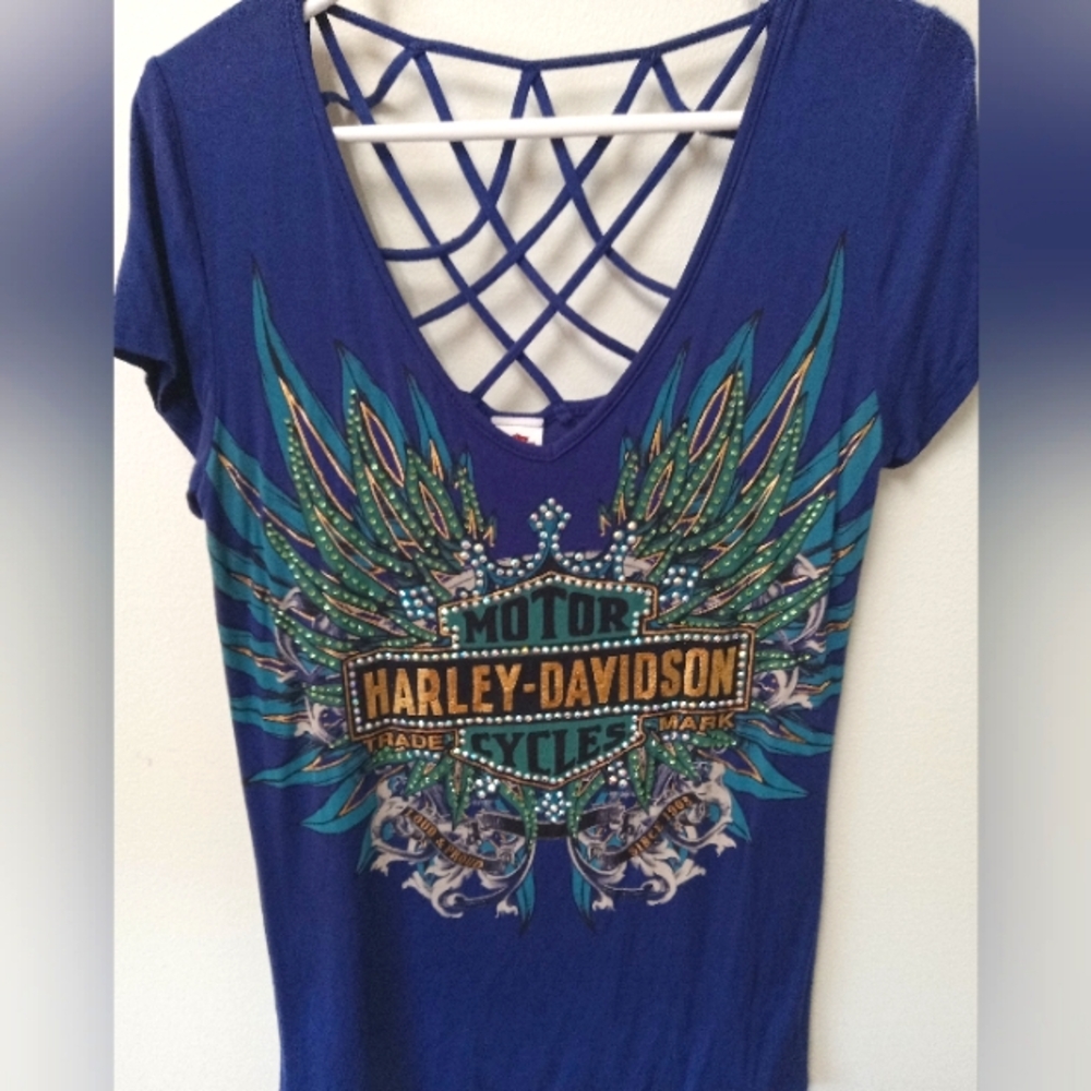 Harley blingy top